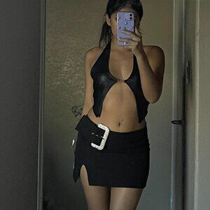 Forever 21 Women's Black Skirt